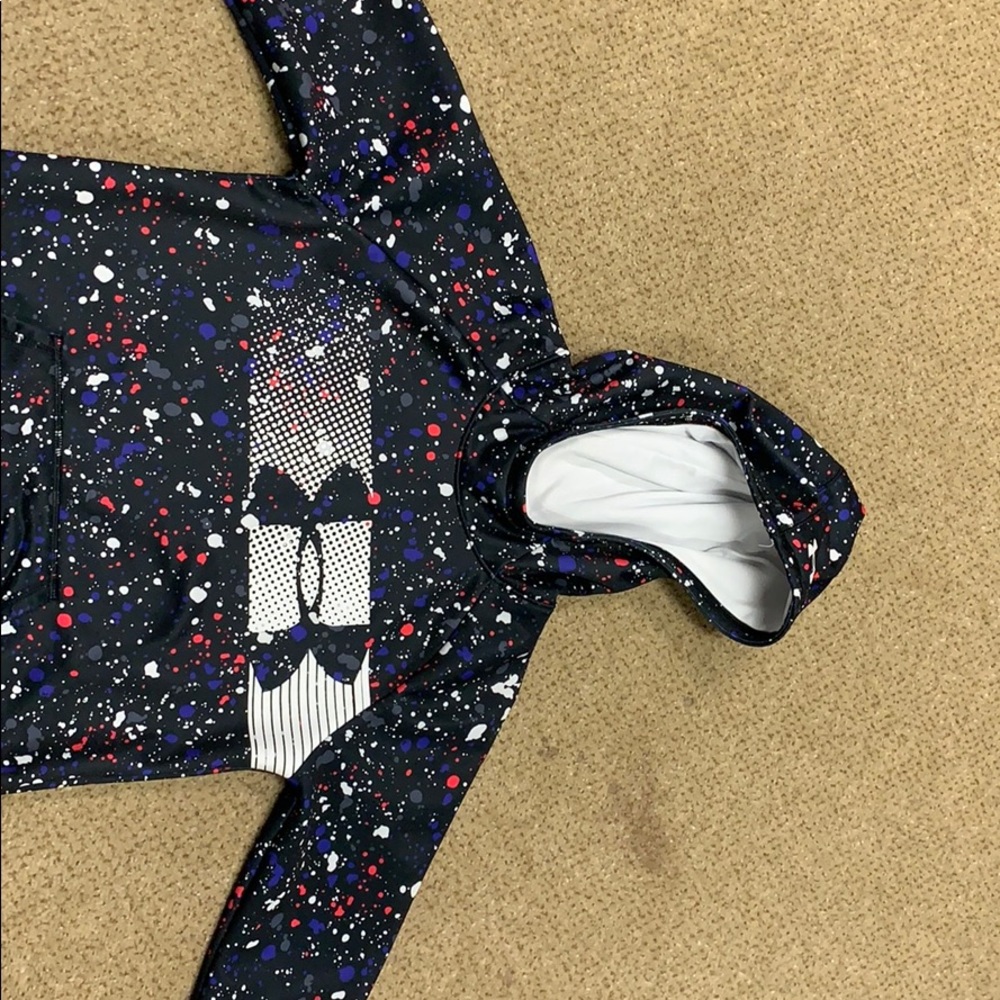 Under armor fleece paint splatter